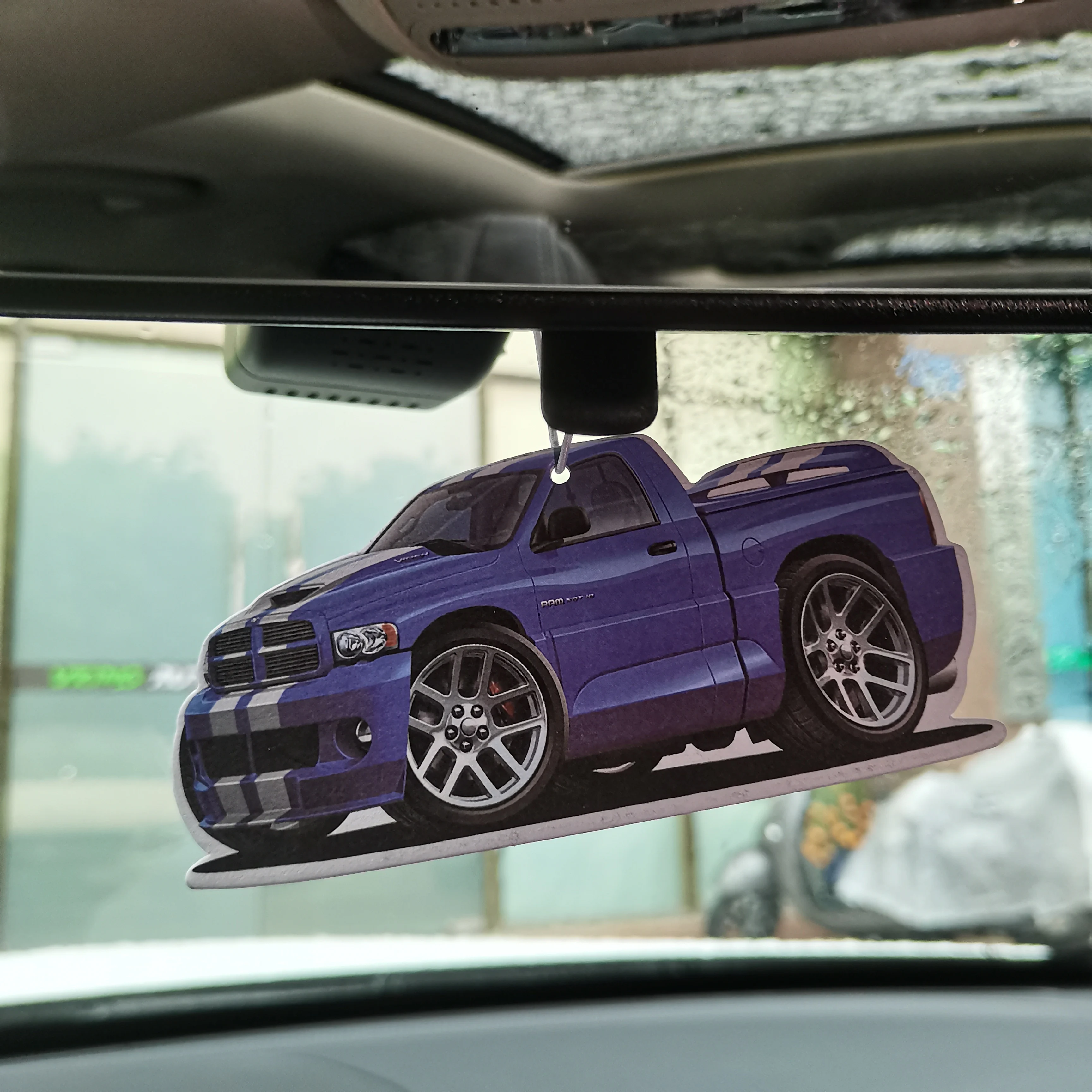 JDM Racing Car Air Freshener Modified Culture  Hanging Rearview Mirror Fragrance Solid Paper For Dodge GMC