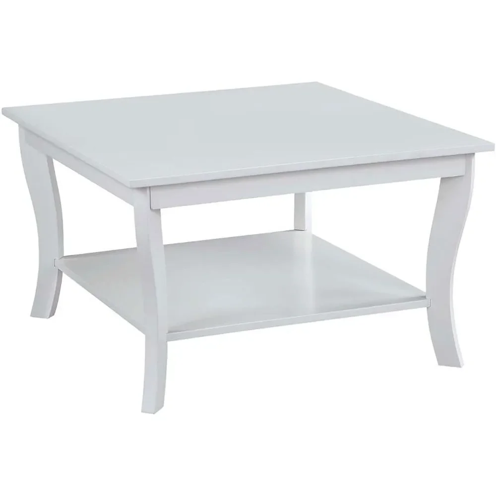 

White Center Tables for Living Room Furniture American Heritage Square Coffee Table Round Dining Table Dolce Gusto Nightstands