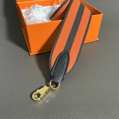 Imagen 2 del producto Adecuado para bolso Kelly y accesorios Herbag combinados con correa de hombro de lona tejida de 5cm de ancho de alta calidad, cuero Togo negro