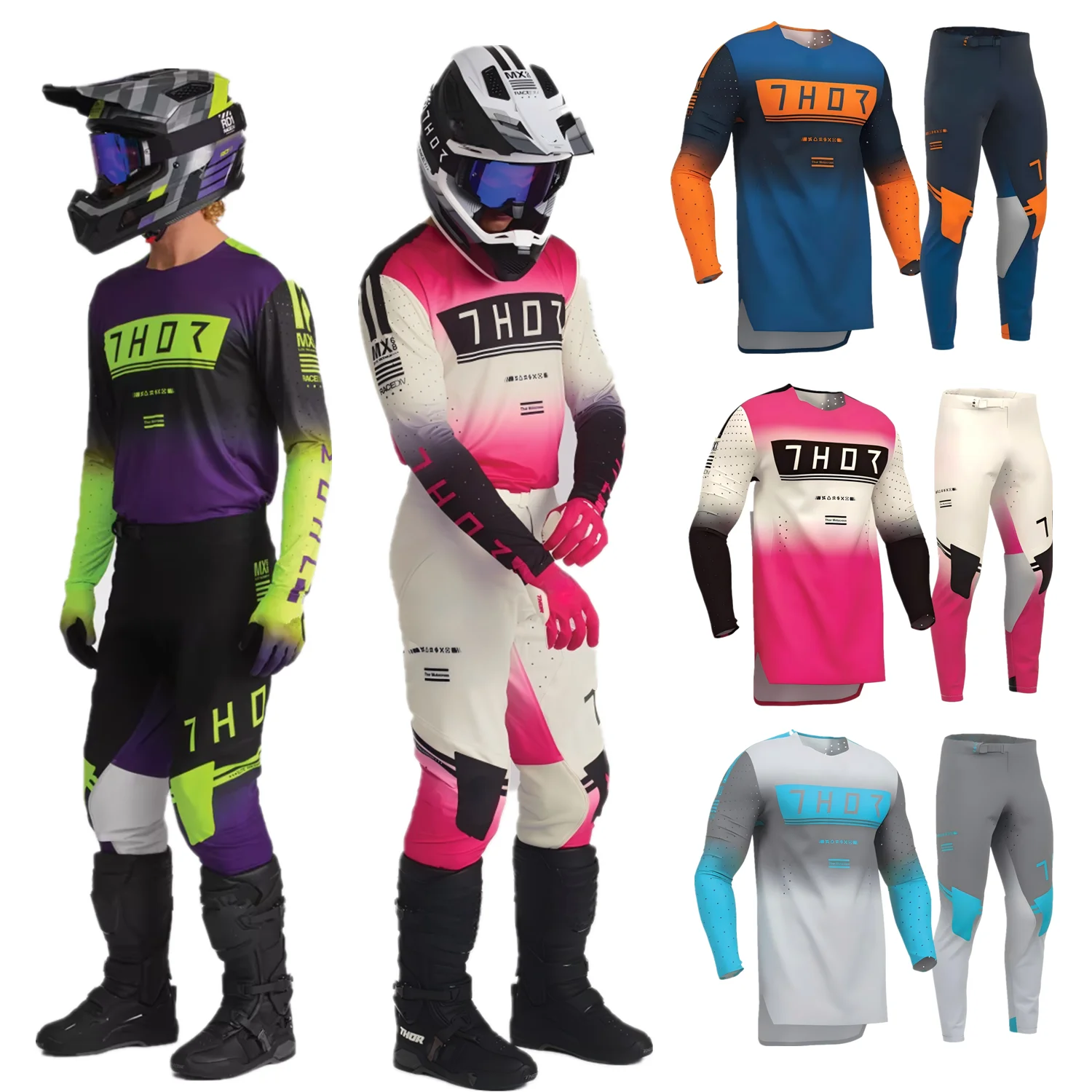 Conjunto de Equipamiento de Motocross Prime Pro 2026.5, Jersey y Pantalones de Enduro, Combo de Carreras MX, Conjunto de Equipamiento para Motocross DH, Traje de Motocross Todoterreno ATV
