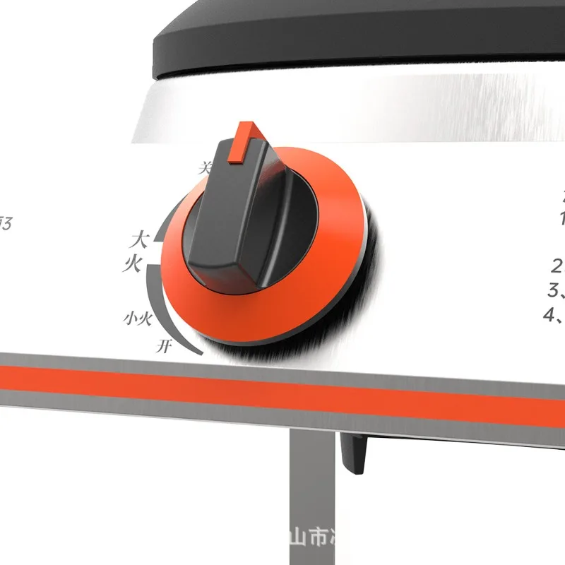 Commercial low-pressure shelf fire stove, fried powder stall, special gas stove for protection