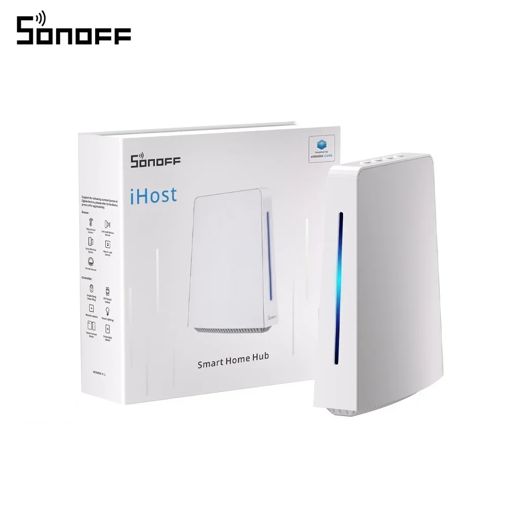 SONOFF iHost Smart Home Hub AIBridge 2GB/4GB Zigbee WiFi Gateway Smart Scenes Private Local Server Open API Smart Home System