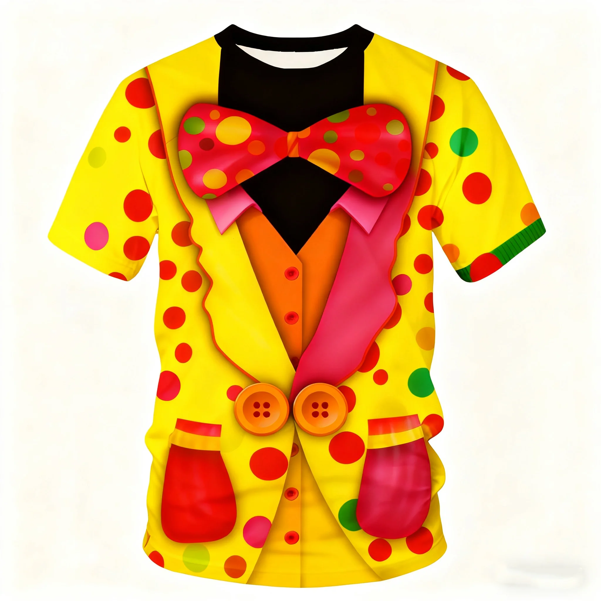 زي المهرج الكرنفالي للحفلات، مجموعة فساتين الجوكر المضحكة، ملابس المهرجانات الملونة للبالغين والأطفال، أزياء تنكرية