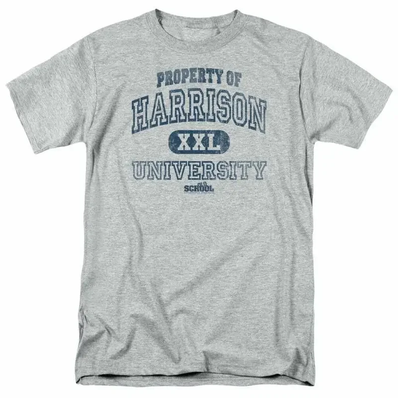 Old School Property Of Harrison T Shirt Licensed Comedy Movie College Sport Grey