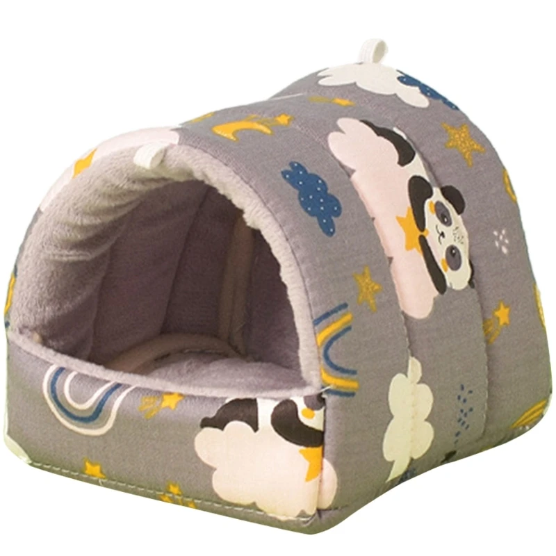 Furões Inverno Cama Dormir Casa Escondida Ouriços Gaiola Decoração Habitat 090C