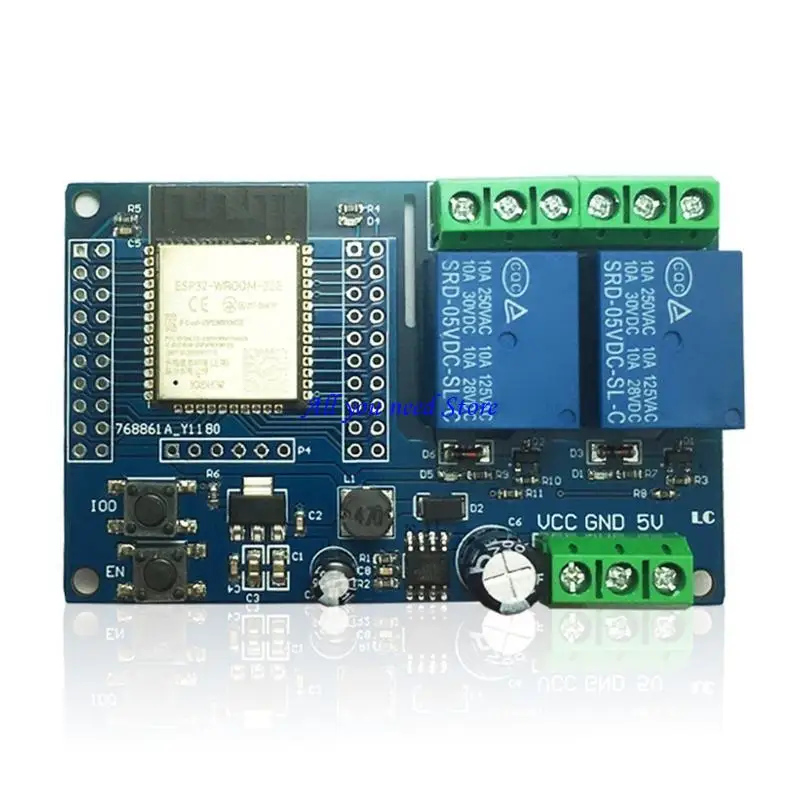 

K9FB Double Channel WIFI Relays Module Development Board 5-60V Power Supply 4MB