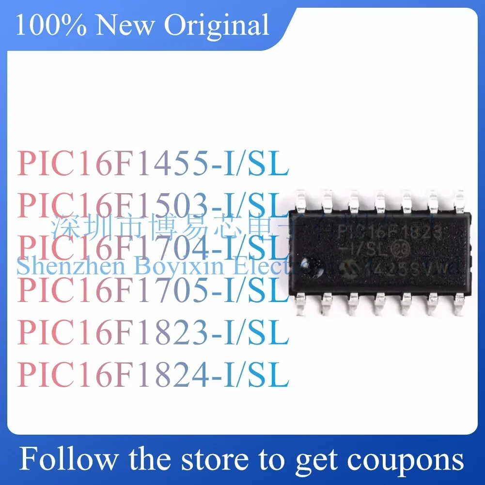 

NEW PIC16F1455 PIC16F1503 PIC16F1704 PIC16F1705 PIC16F1823 PIC16F1824-I/SL.Original Product.