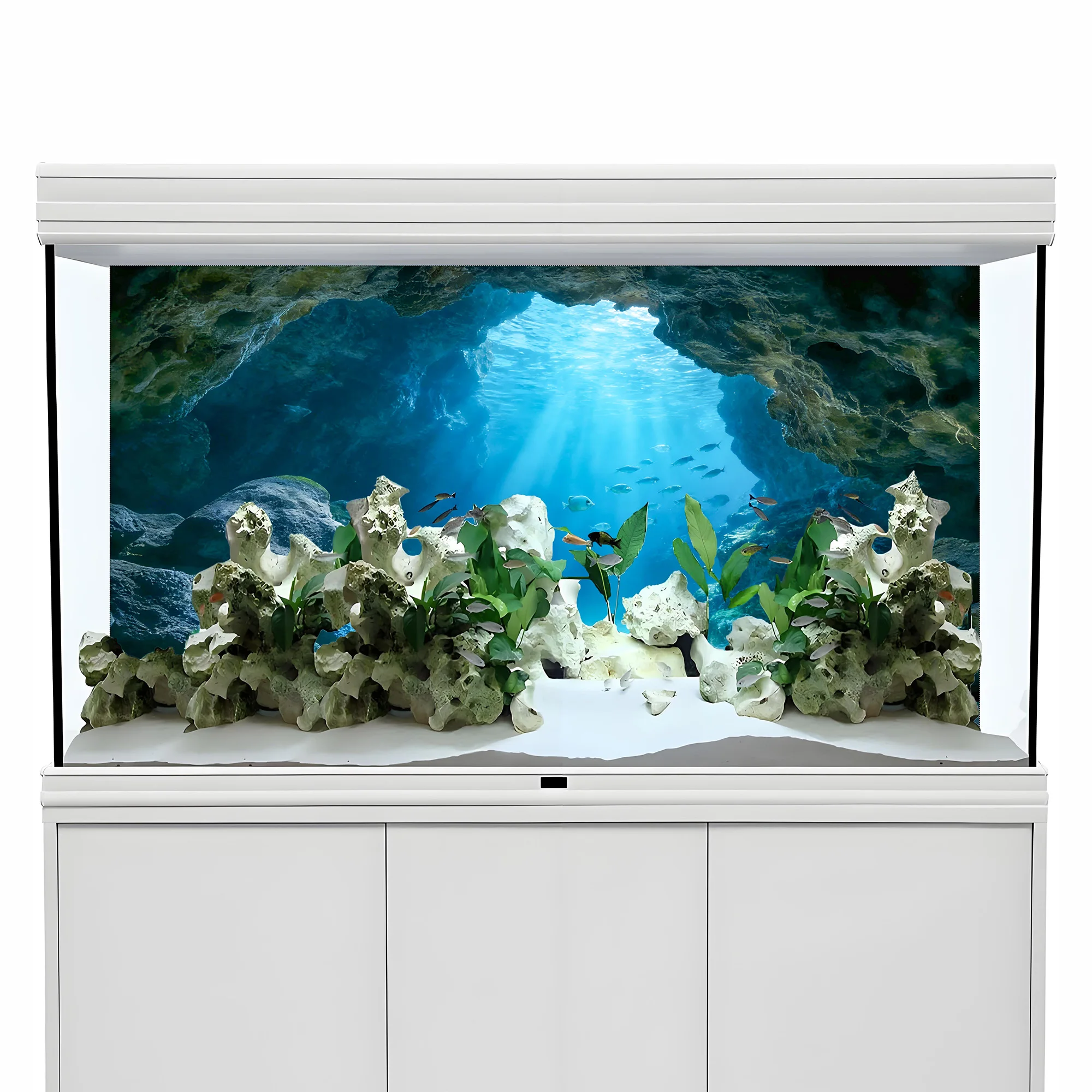 Наклейка-картина для аквариума – обзор и цена Marine Aquarium Glue