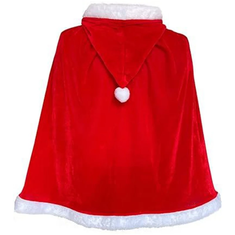 Christmas Santa Costume Outfits Suit Adult Kids Comfortable Christmas Party Fancy Dress Up Cosplay Photo Props for Women Men