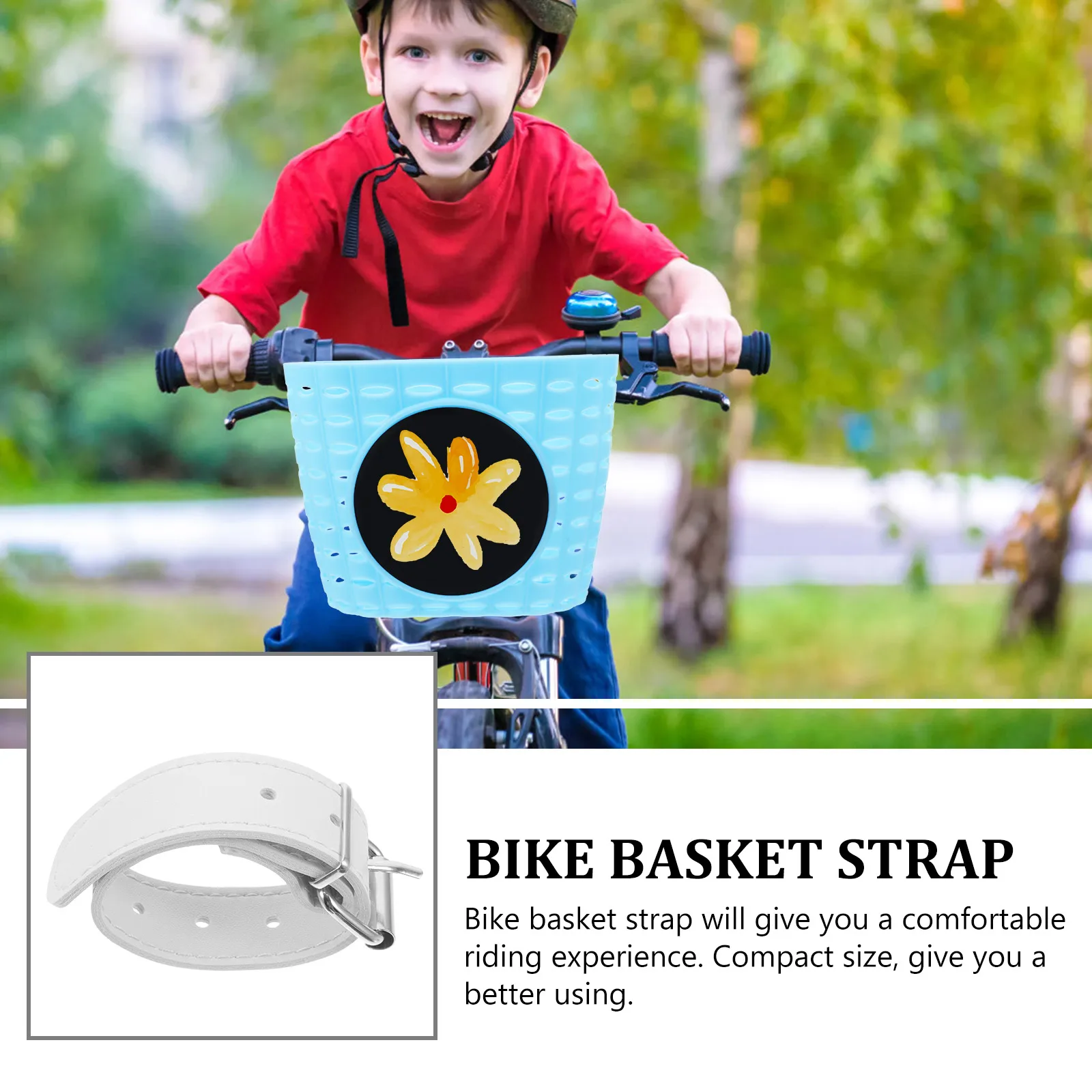 

Basket Strap for Bike Buckle Belt Handlebar Cycling Accessories Child Straps