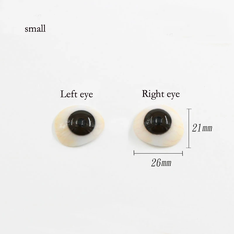 Imported high-molecular resin prosthetic eye piece atrophy, removal of ultra-thin fake eye deformity, eyeball shaping tool