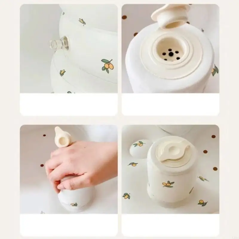 54DA مقعد قابل للنفخ لممارسة جلوس الأطفال خفيف الوزن ومدمج، كرسي PVC قابل للطي، أريكة قابلة للطي للرضع فوق 6 أشهر