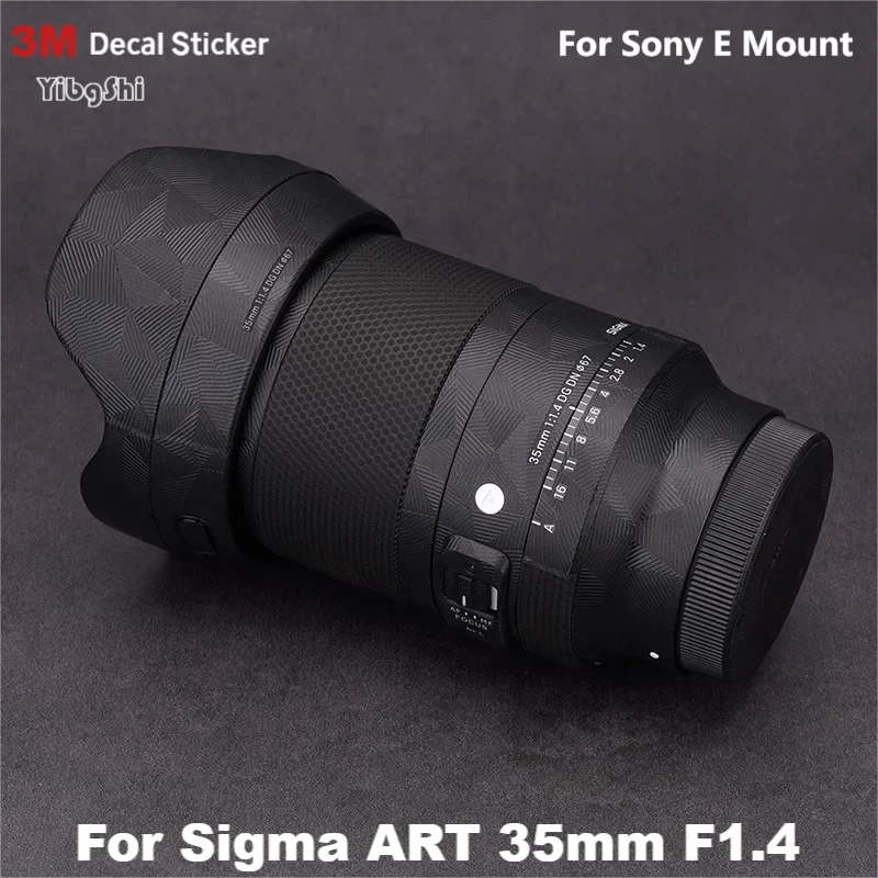 

For Sigma ART 35mm F1.4 DG DN Decal Skin Vinyl Wrap Film Camera Lens Protective Sticker ART35 35 1.4 F/1.4 DGDN For Sony E Mount