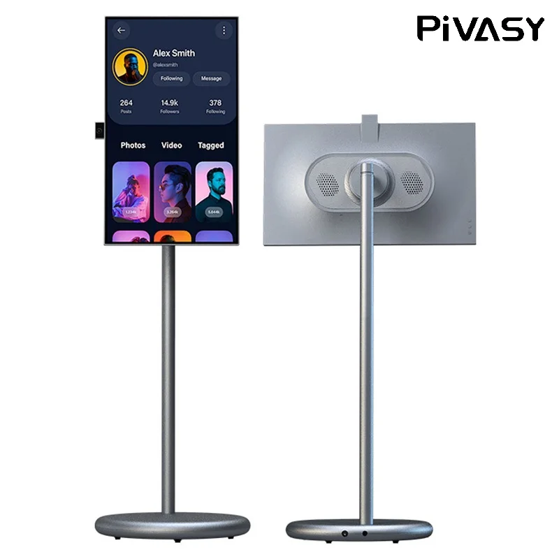 

Mobile Tv 27 Inch Battery-power Rotatable Touch Screen Smart TV Android 13 Facebook Tiktok Ins Video Player Movable Portable Tv