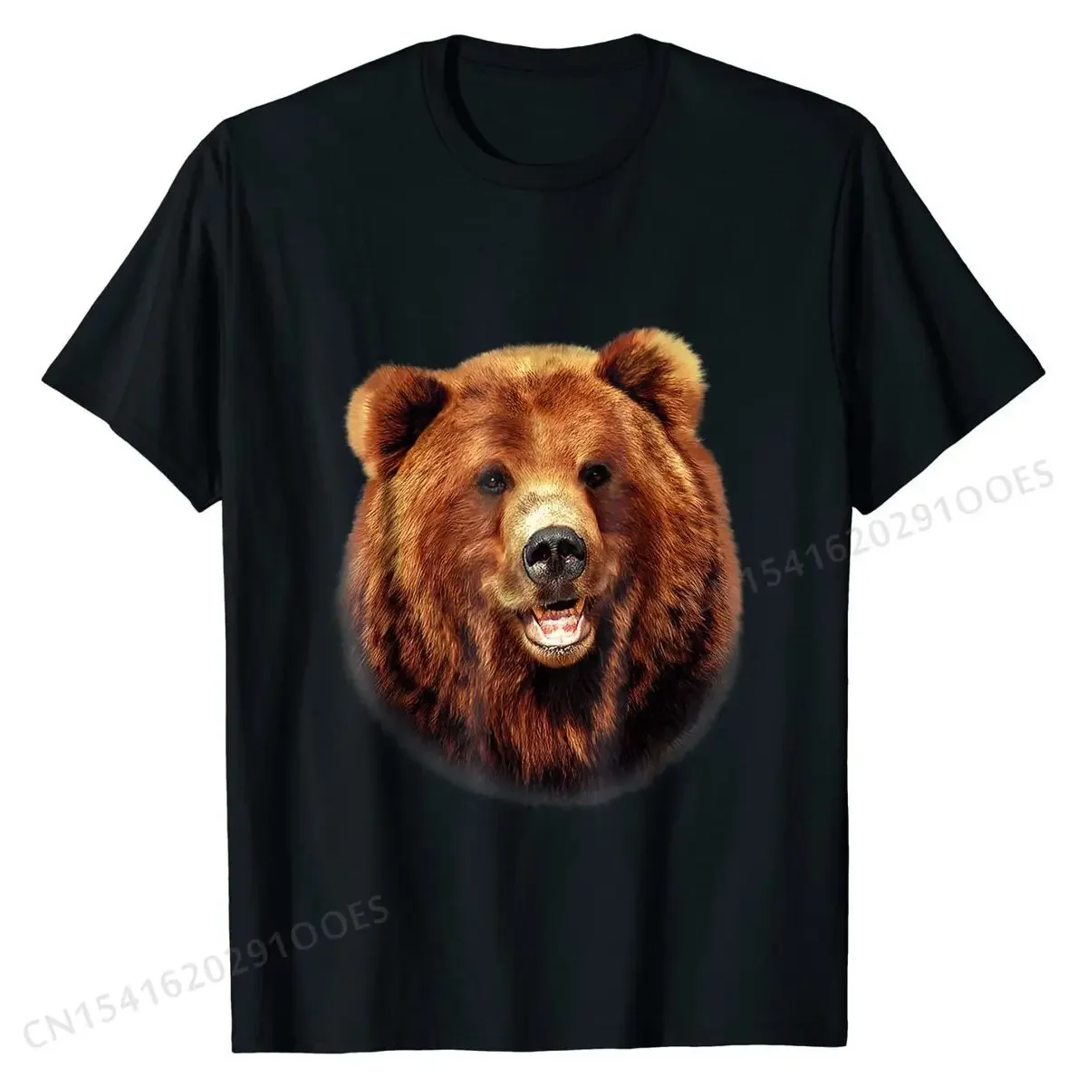 T-Shirt, America Grizzly  Bust CamisaPrinted On Tees Special Cotton Men T Shirt