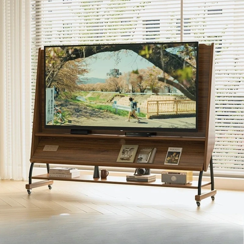 

Bookshelf Modern Tv Stand Storage Wooden Design Center Support Monitor Stand Living Room Soporte Tv De Pie Furniture For Home