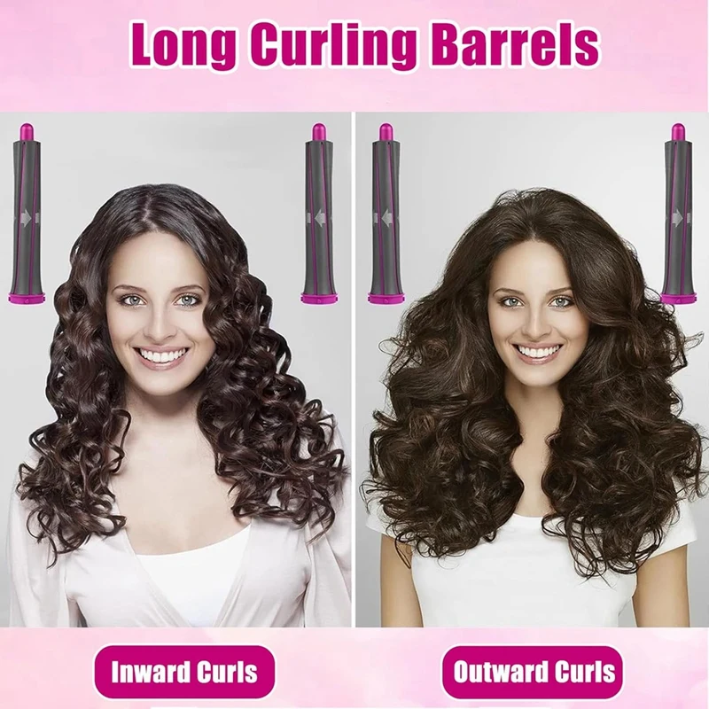 مرفق براميل مكواة تجعيد طويلة BAAG-20 مم لـ Dyson Airwrap Styler HS05 HS01، أداة تجعيد الحجم والشكل الاحترافية