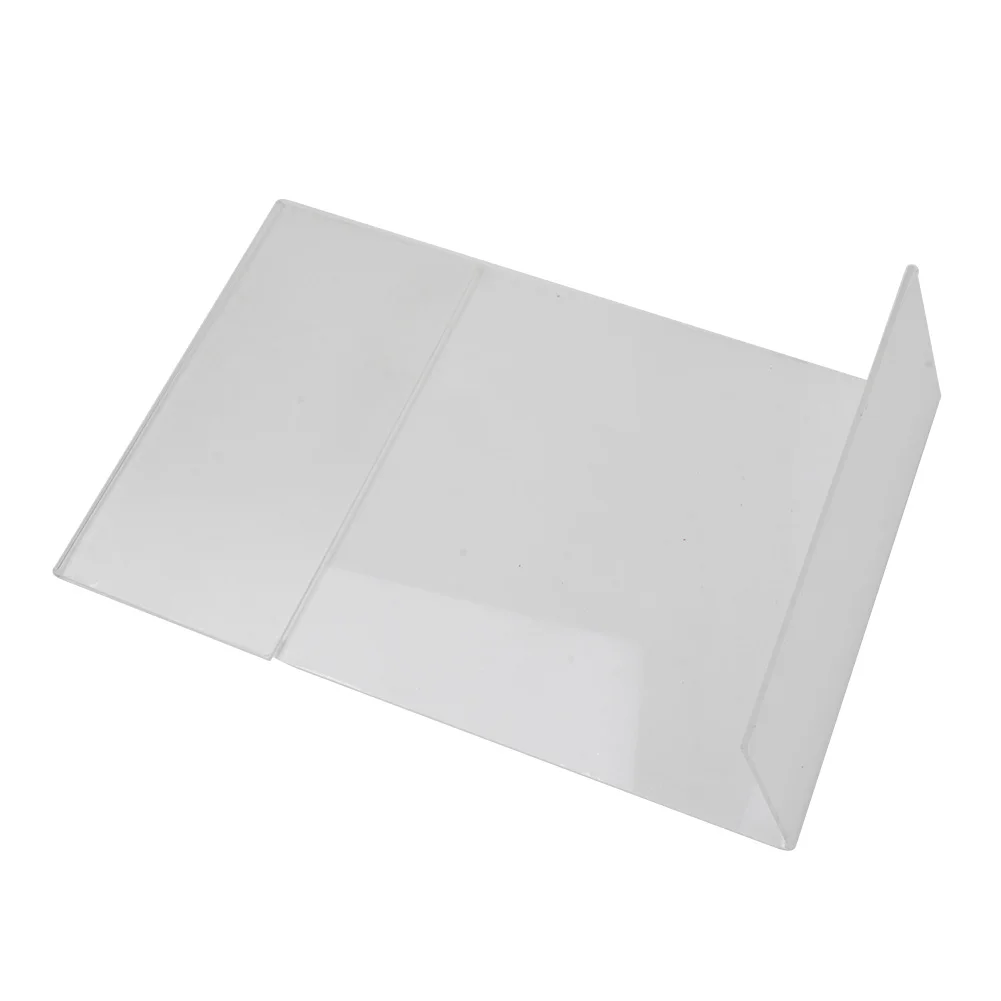 A6 Transparent Acrylic Display Stand Desk Display Card Stand Sign Label Frame Price Tag Card Holders Label Holder Home Decor