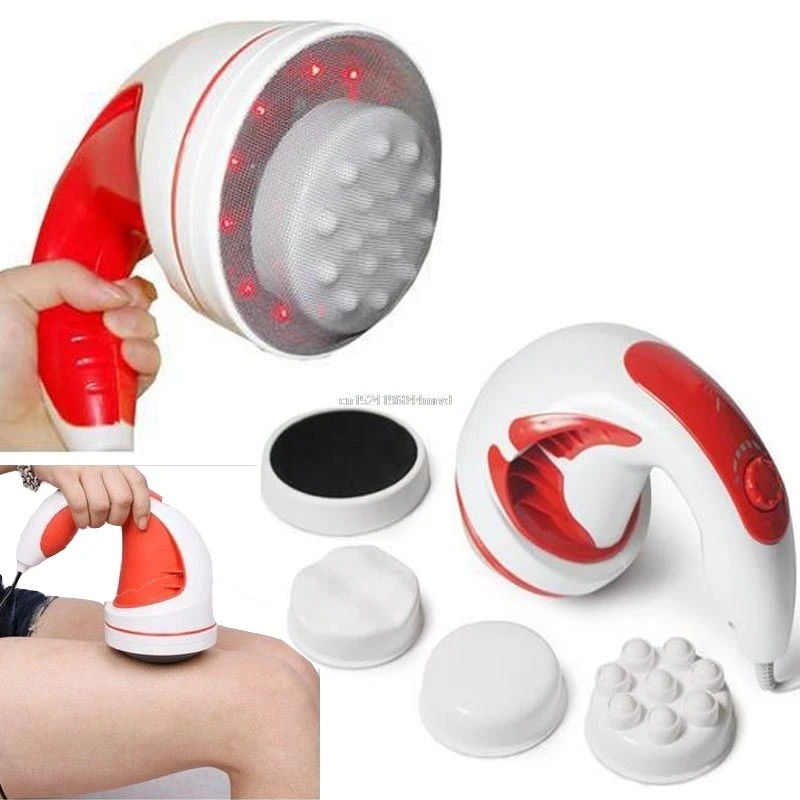 Electric body massager slimming infrared fat burner neck back foot vibrator massage spine health care relaxing massage machine
