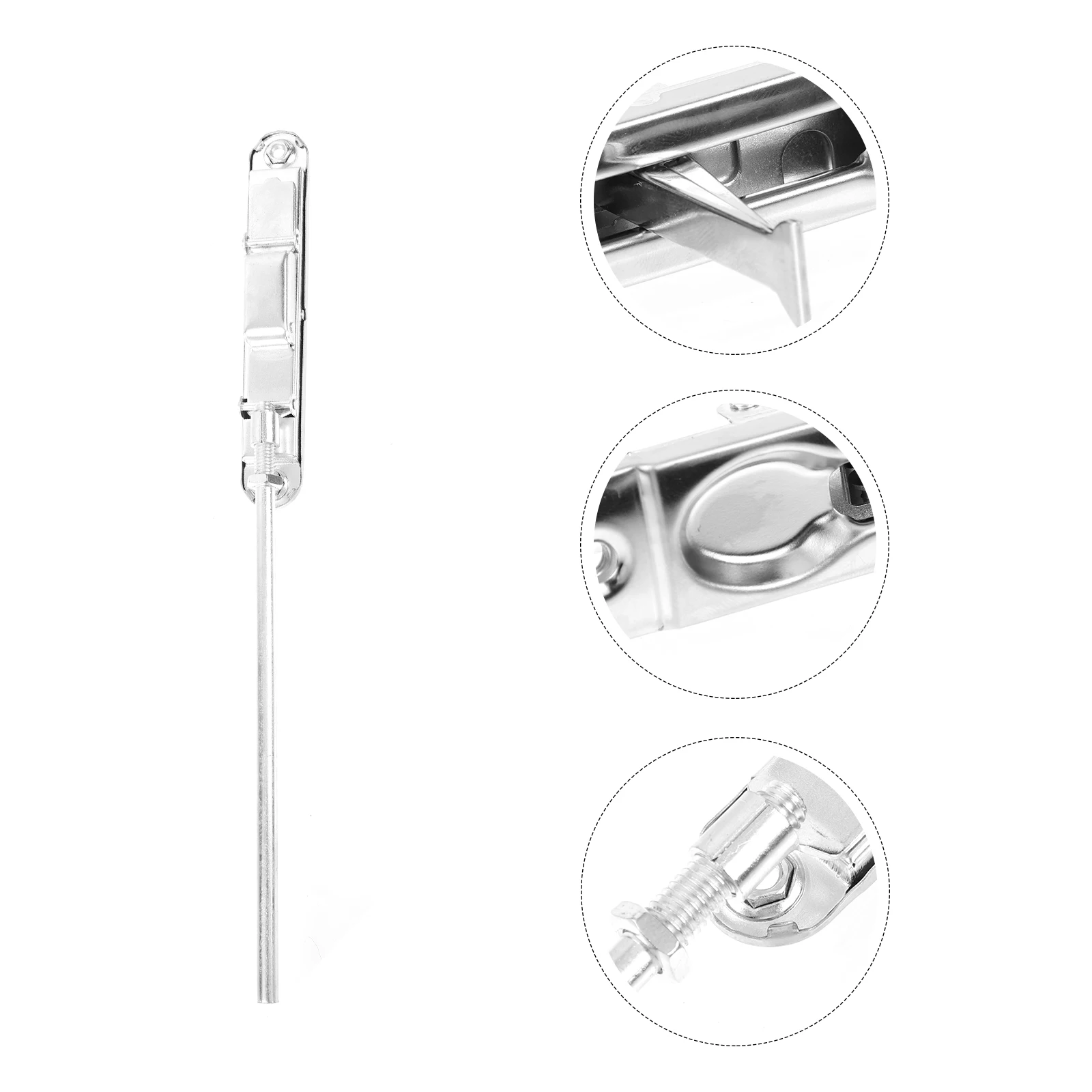 

2 Sets Fireproof Security Lock Set Concealed Bolt Thickened Durable Stainless Steel Rustproof Easy Install Safe for Bathroom