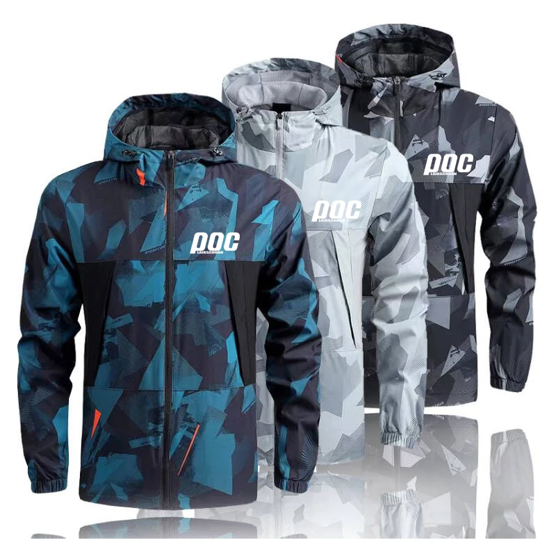 

LairschDan POC Cycling Jacket Men's Mountain Jersey Mtb Windproof Bicycle Apparel Outdoor Road Men's Windbreaker Giacca A Vento