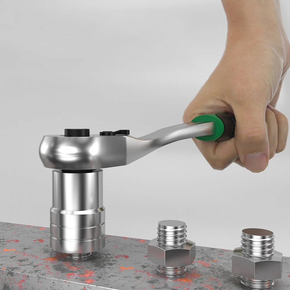 

Ключ с храповым механизмом 14 дюймов с реверсивным вращающимся на 90 зубьев приводной головкой с храповым механизмом для точного ремонта и плотного пространства, гибкости