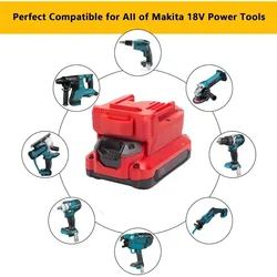 Batteries Converter Adapter For Craftsman Stanley fatmax v20  Lithium Ion Convert To  Makita 18V BL Tools (﻿Adaptor Only）