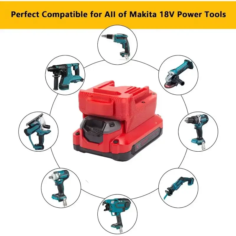 Batteries Converter Adapter For Craftsman Stanley fatmax v20  Lithium Ion Convert To  Makita 18V BL Tools (﻿Adaptor Only）