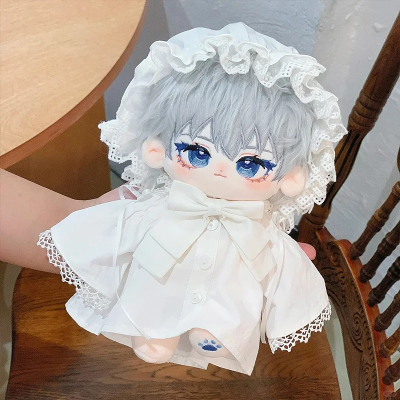الأصلي القطن دمية 20 سنتيمتر ملابس خاصة أرنب الأذن أفخم فستان ملابس دمى لا سمة فستان لطيف دمى حقيبة ودمى الملابس #2