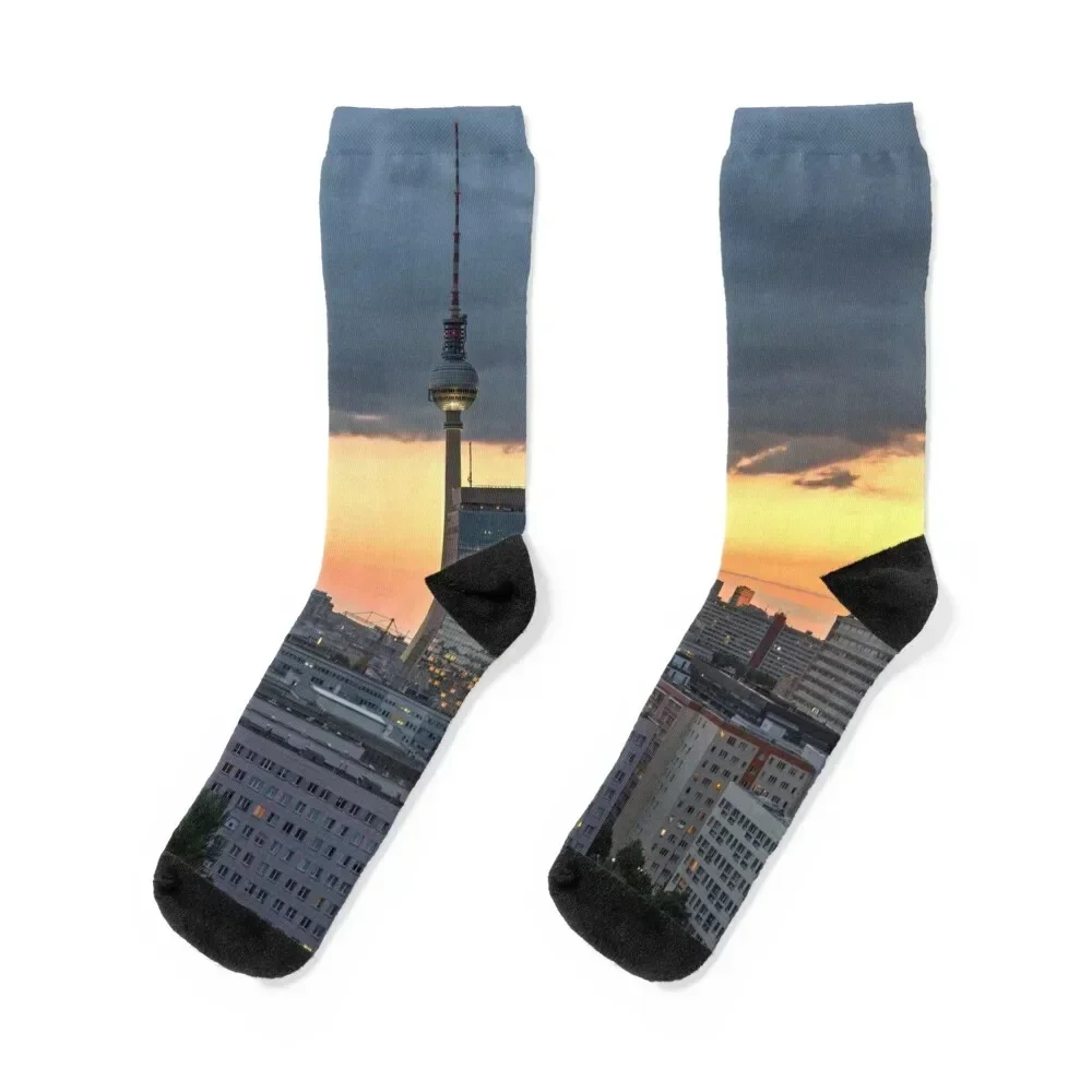 

Berlin Trip Socks custom kawaii christmass gift Running Male Socks Women's