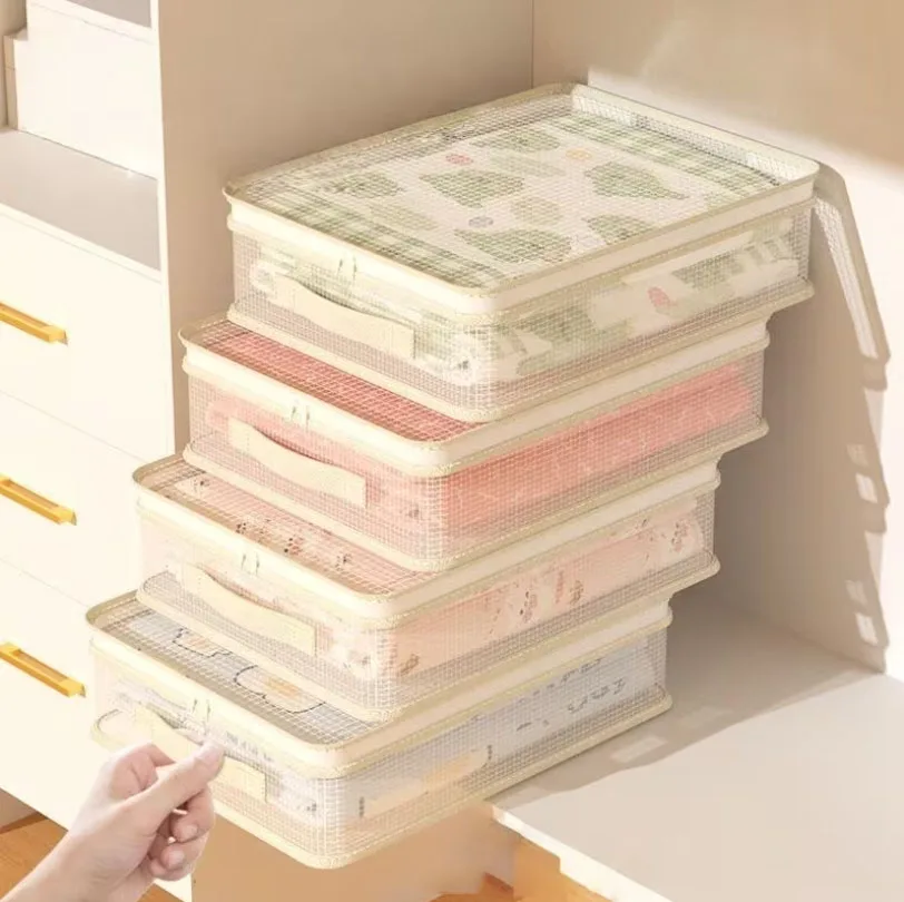 Borsa Portaoggetti Multifunzionale, Borsa Portaoggetti Per Vestiti, Borsa Portaoggetti Pieghevole Per Coperte, Borsa Portaoggetti Per Set Coperte Da 4 Pezzi