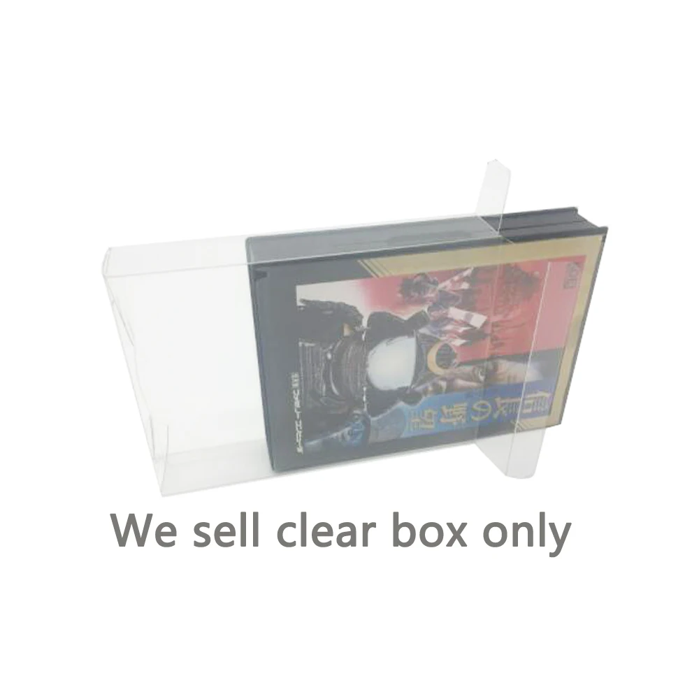 

10PCS Clear transparent PET box cover For FC KOEI Plastic Box Japan version storage protection collection box