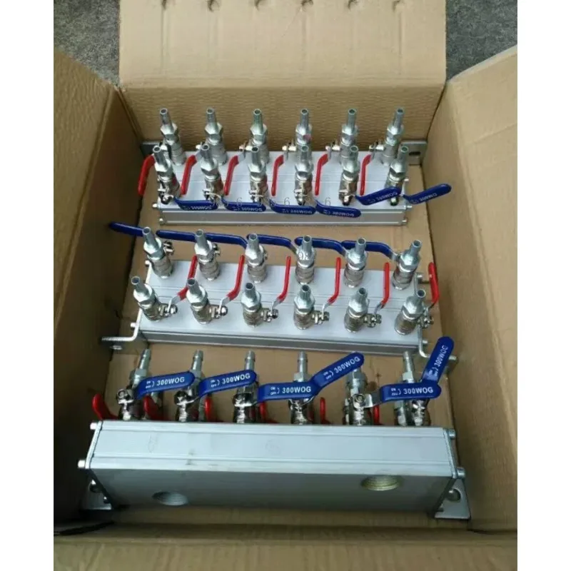 New 4-Component Water Manifold, 5 In 5 Out Mold Cooling Water Drain for Injection Molding Machine