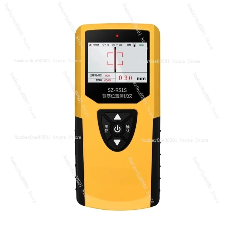 

Concrete reinforcement detector Rebar protective layer detector Wall metal scanner Measuring instrument Diameter position