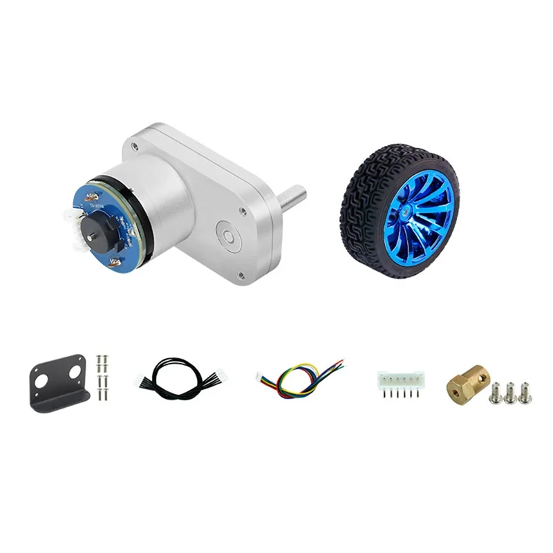 

YSUN-L-Type Encoder DC Reduction Motor All-Metal Gears Better Magnetic For Wheeled Car Chassis Kit