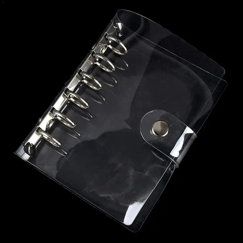 

6 Holes Transparent PVC Notebook Cover Protector A5/A6 Ring Binder Loose Leaf Folder School Office bureau Accessories Supplies