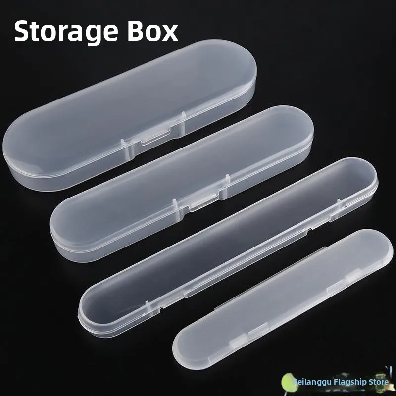 

Портативный прозрачный пластиковый контейнер для хранения из полипропилена, большой, средний, маленький размер, органайзер для игл от акне, бытовой контейнер для хранения...