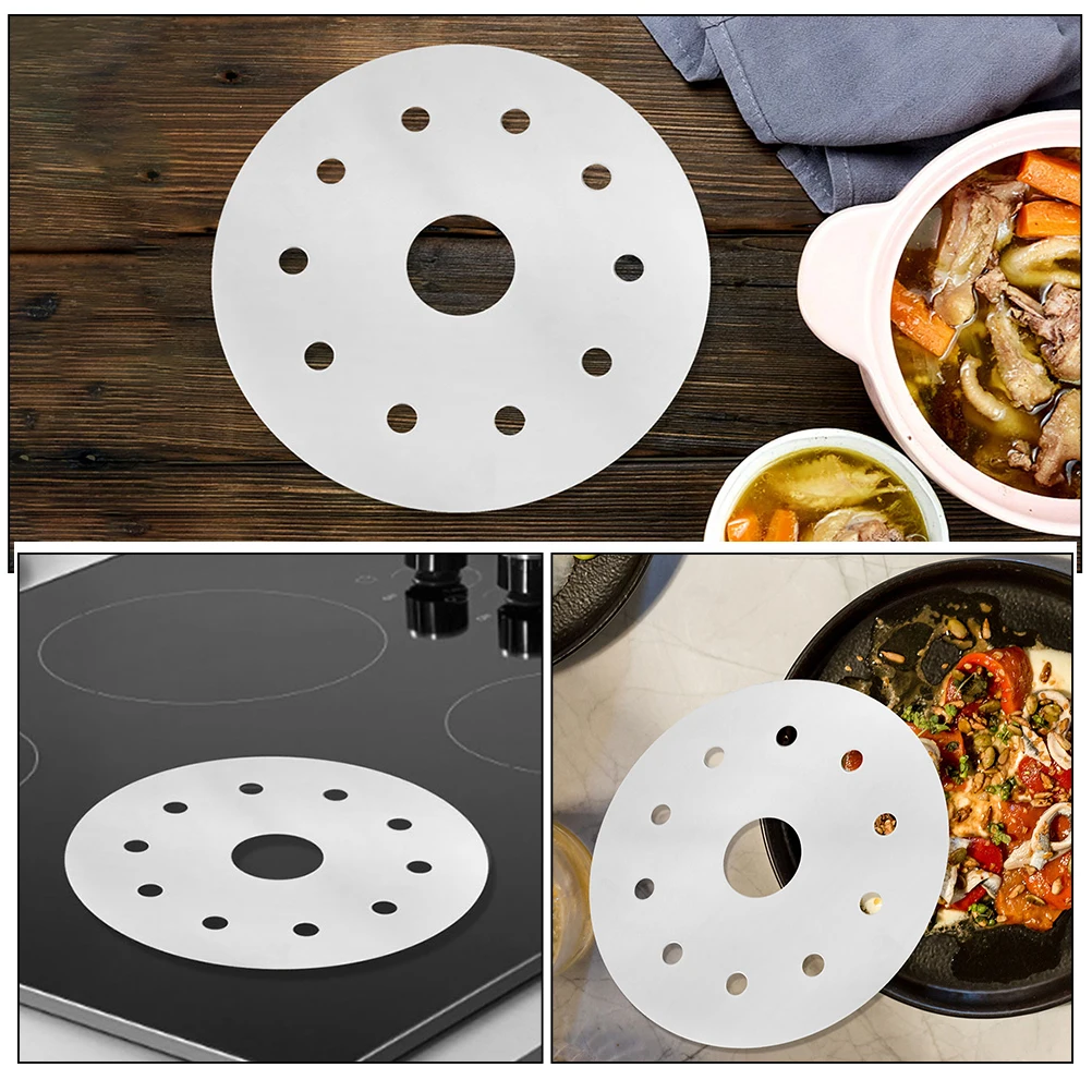 Kitchen Induction Cooker Heat Conduction Plate Stainless Steel Heat Diffuser Ring Plate Induction Cooker Stove Accessories images - 6