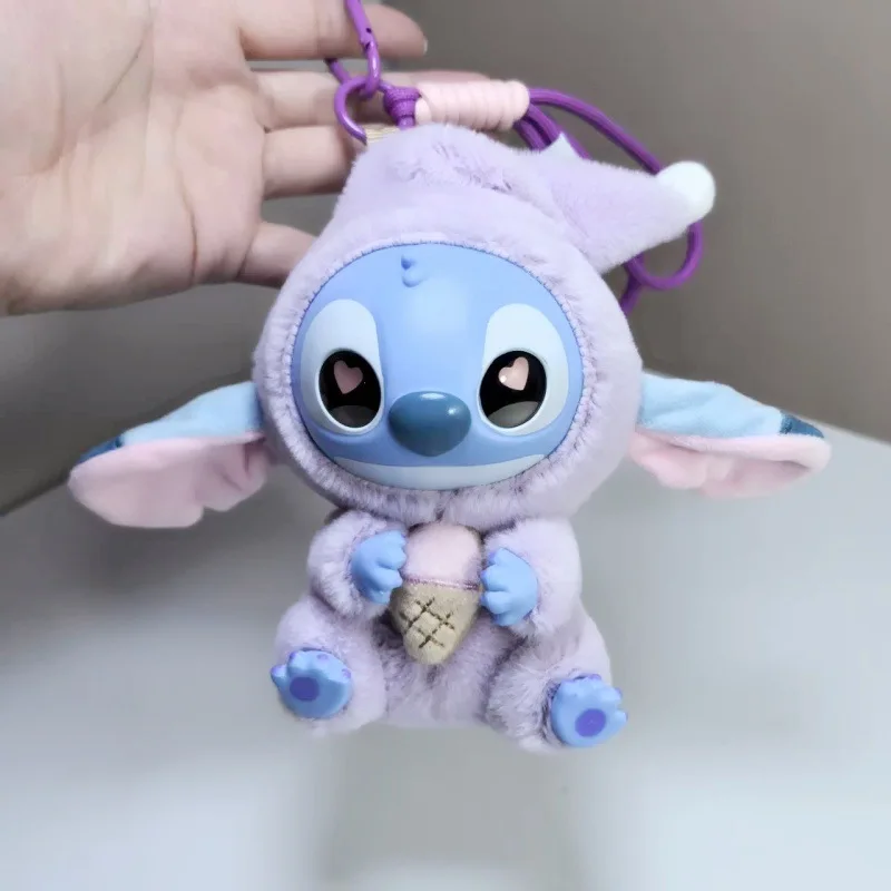 2025 ใหม่StitchกินSomething Before Sleep Series Plushกล่องตาบอดไวนิลของเล่นตุ๊กตาน่ารักMysteryกล่องกระเป๋าจี้ของขวัญตกแต่ง