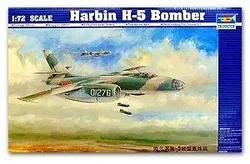 1:72 China Harbin H-5 Light Bomber Military Assembly Aircraft Model Toy