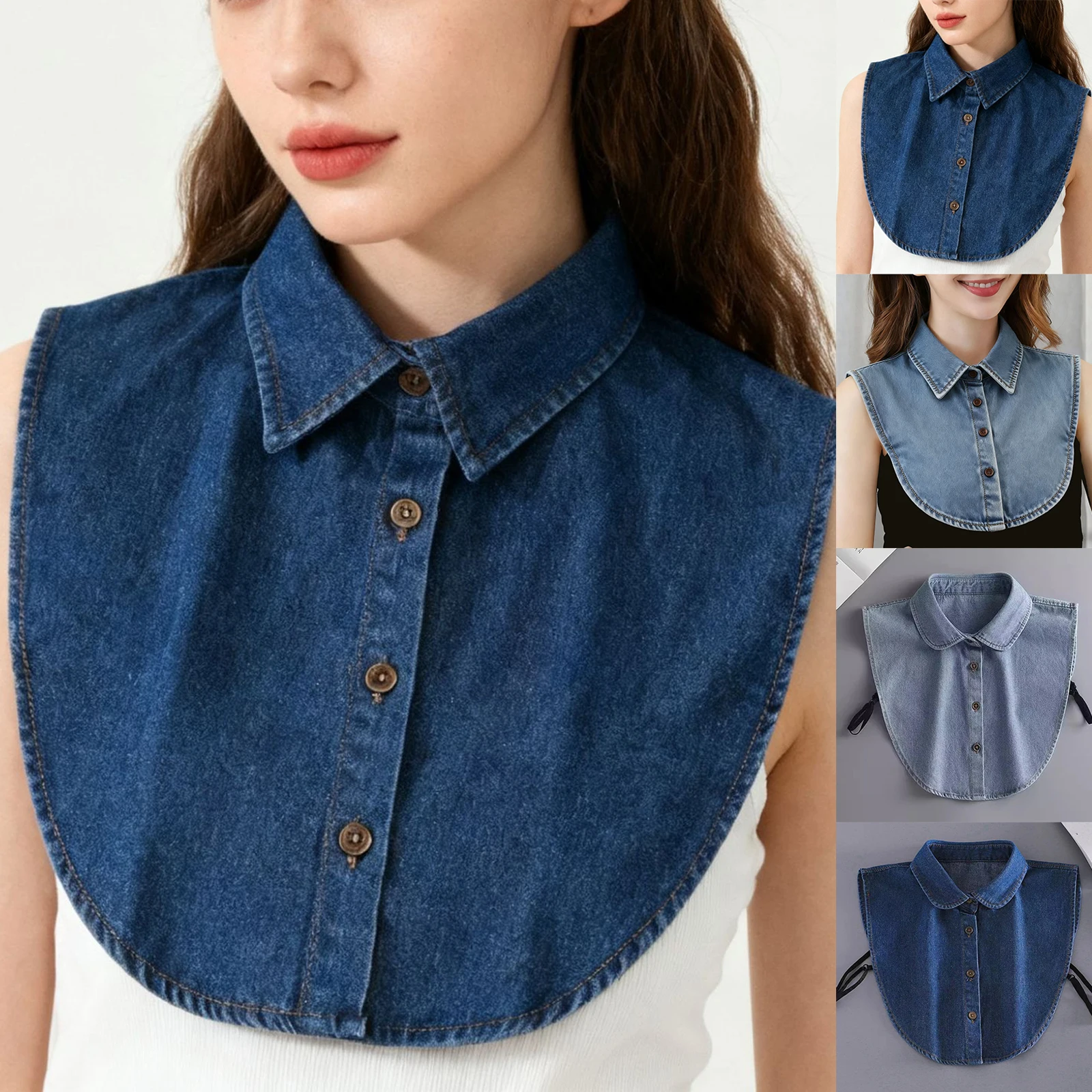 Women's Blue Washed…