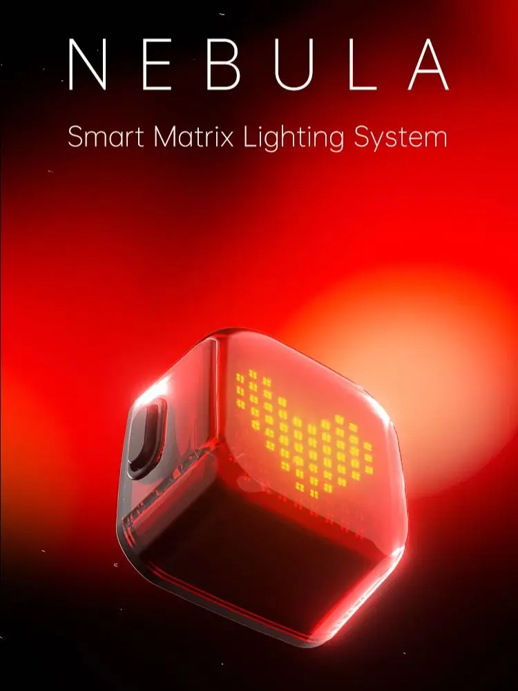 AliExpress UK XOSS Nebula Smart Matrix Light System for Cycling Braking Taillight DIY Patterns Waterproof Warning