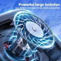 MEMO FL08 7 Angle Adjustable Notebook Powerful Fan Cooling Pad for 14-19'' Game Laptop Cooler Strong Wind Kickstand Base Bracket - Image 4