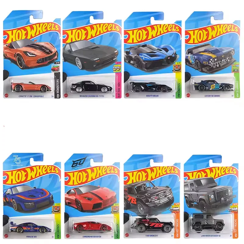 Hot Wheels Mainline Car  Series 1/64 Toy Gift Classic Model Toy Car Collectibles Random Shipment 1PCS 2PCS 5PCS