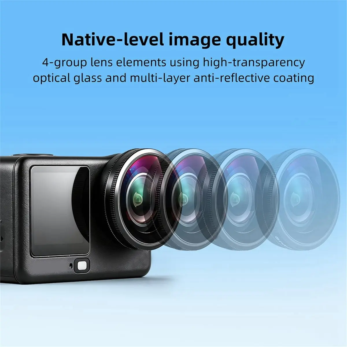 N05R For Action 6 FOV Boost Lens 185 Degree Wide Angle Lens Action Cam Lens Wide Sport Camera Lens