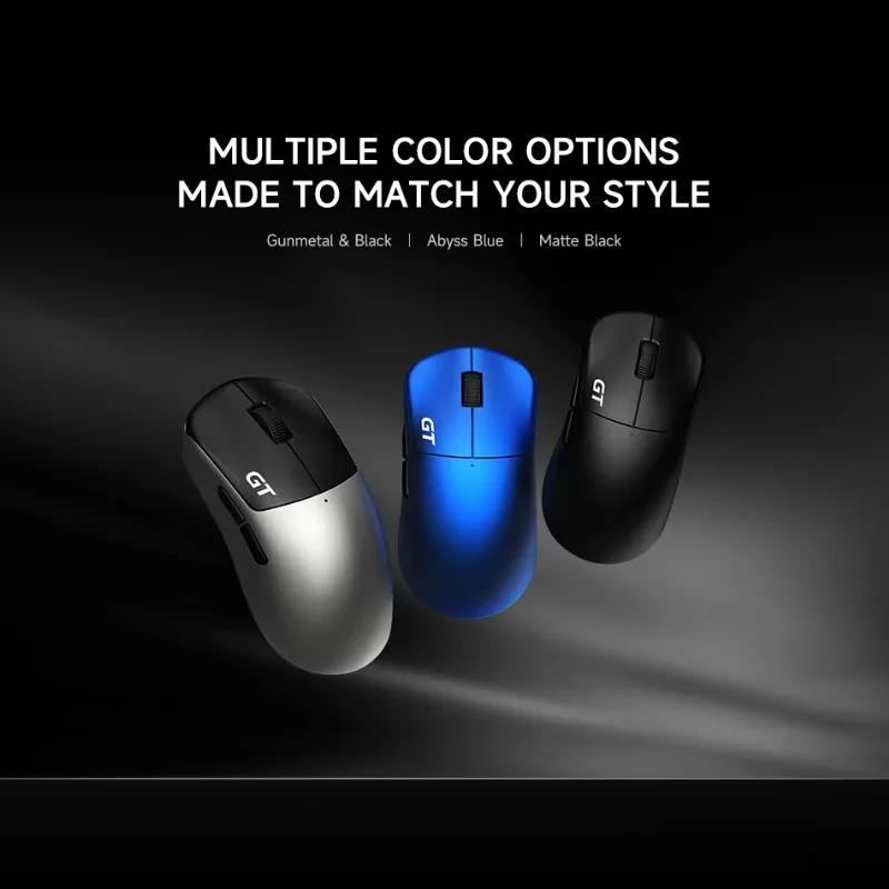RAWM Leviathan V4 GT Hyper Click Gaming Mouse, Adjustable Trigger Optical-Magnetic Switches, Lightweight Dual 8K Wireless Mouse