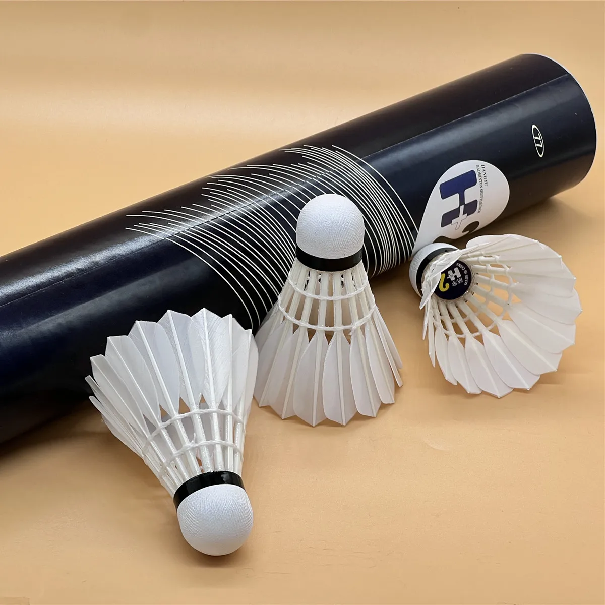 كرات الريشة الأصلية من ريش الإوز ذات جودة عالية للعب المكثف