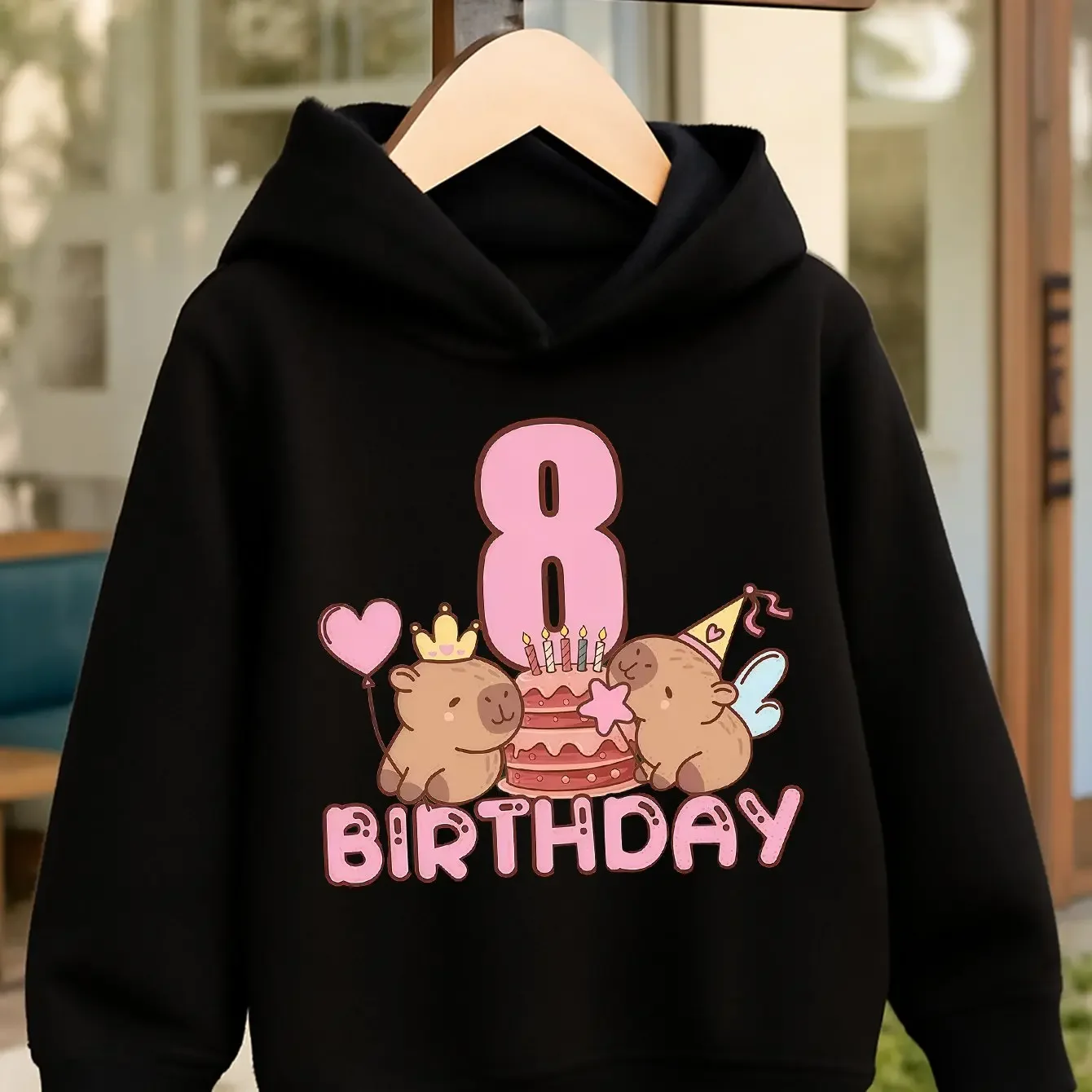

The Cute Capybara Is The Perfect Birthday Gift for Autumn and Winter. Kawaii Girls Boys Outdoor Sports Warm Comfortable Sweaters