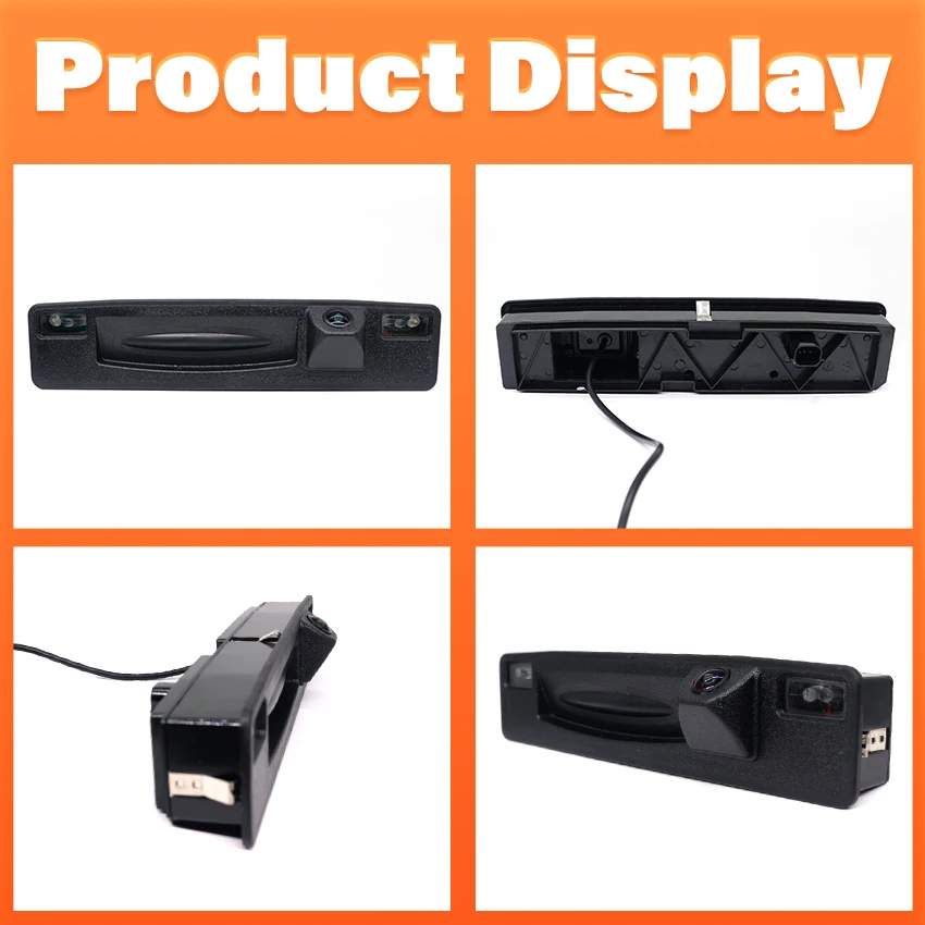 Rear Camera For Ford Focus 3 MK3 lifting Sedan SE 2015~2020 Facelift Trunk Handle Backup Parking Reversing Dynamic Trajectory view 3