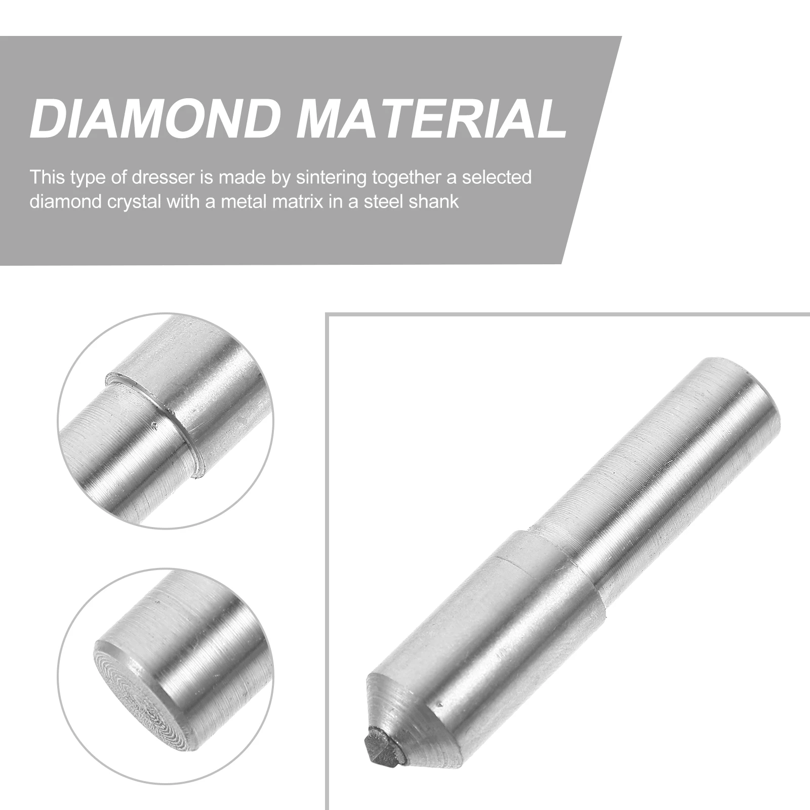 

Grindstone Dressing Tool Diamond Knife Dresser Grinding Wheel Sharpeners Silver